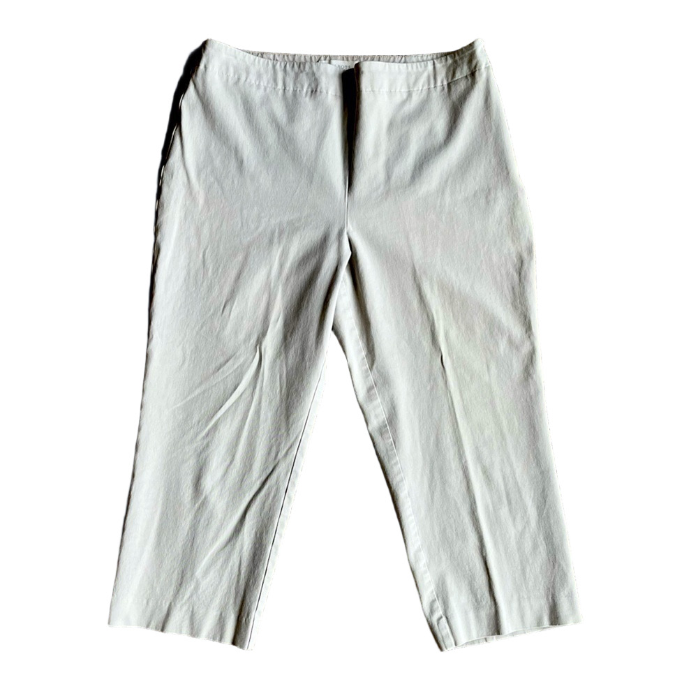 Talbots Heritage light tan capri stretch pants